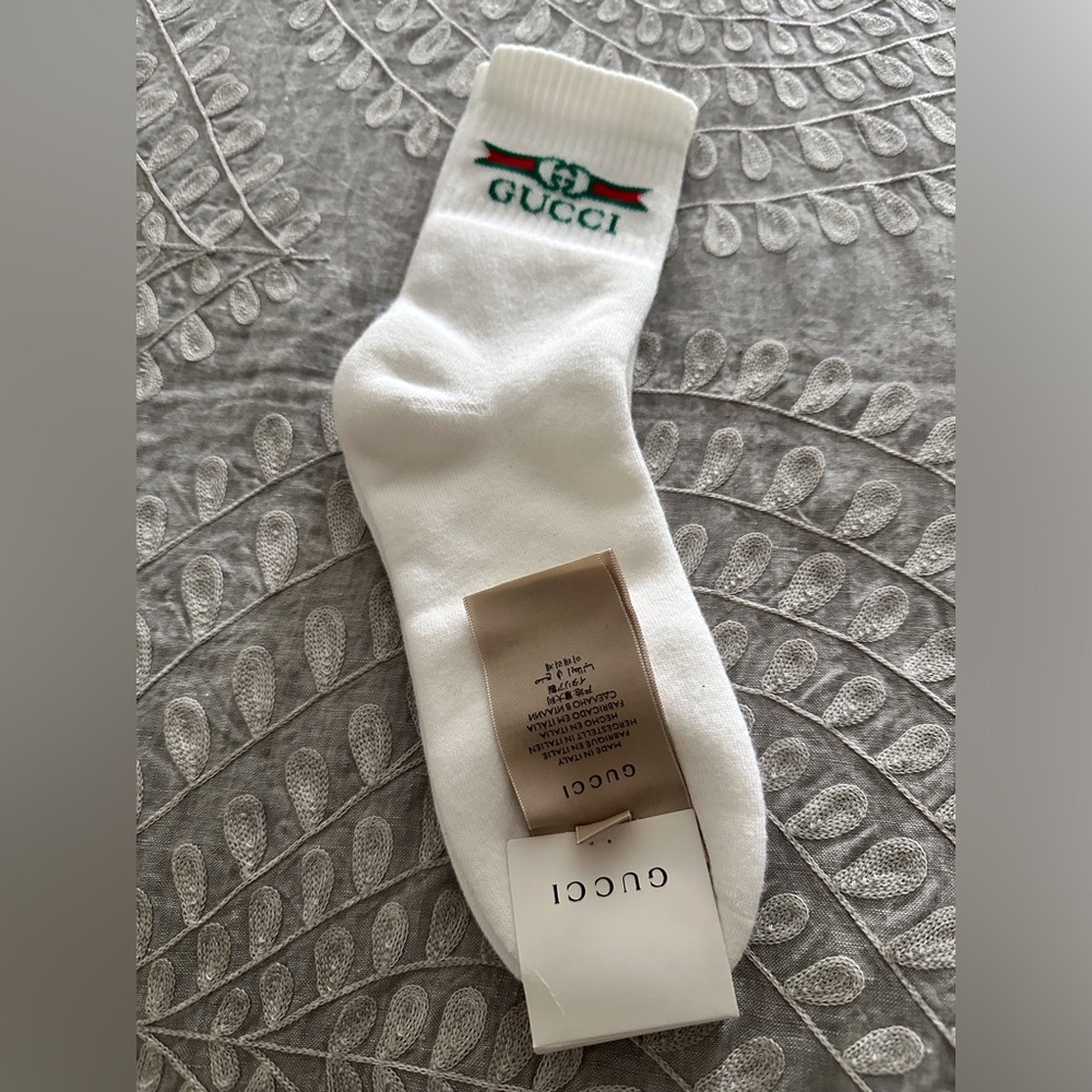 Genuine Gucci Ankle Socks, NWT